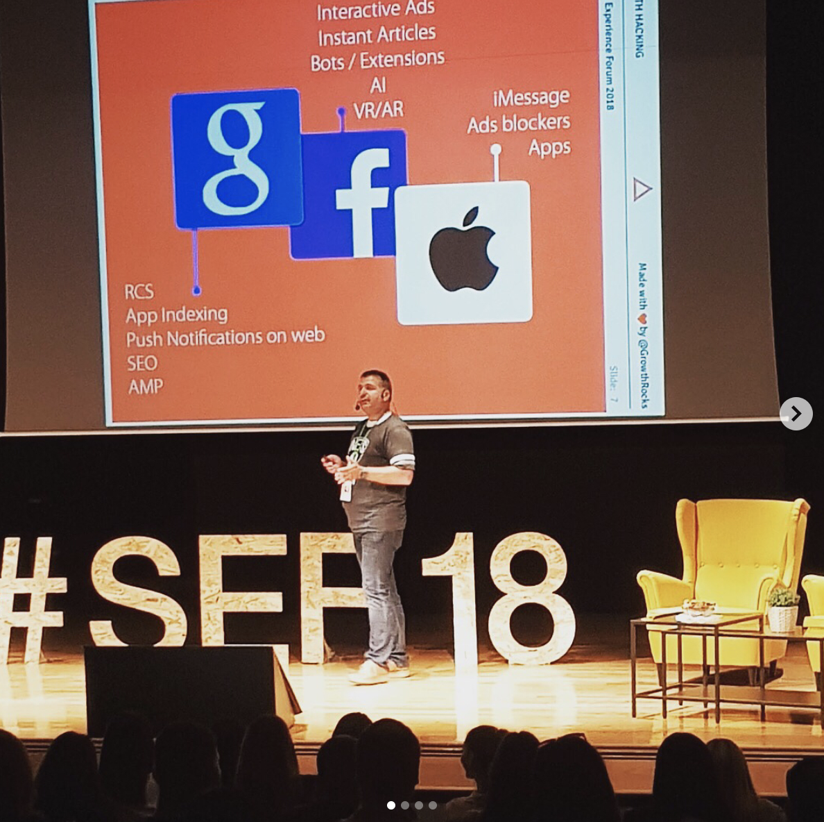 Speaking in SEF 18